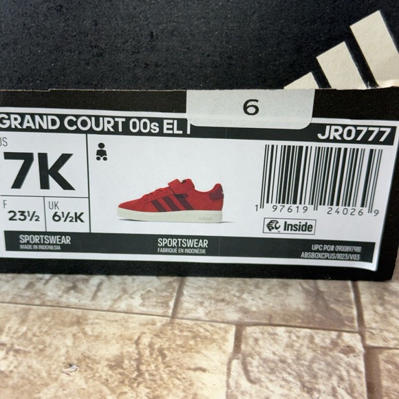 adidas Kids Red Sneakers - Picture 11 of 13